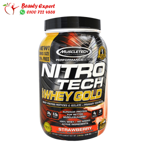 nitro tech whey gold strawberry