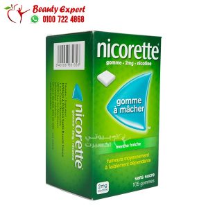 Nicorette gum fresh mint 2 mg 105gommes