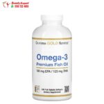California Gold Nutrition omega 3 fish oil capsule for support overall health 240 Fish Gelatin Softgels