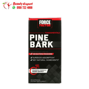 حبوب صنوبر لتحسين الصحة الجنسية لدى الرجال فورس فيكتور 600 ملجم 30 كبسولة Force Factor Pine Bark