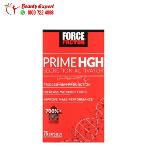 هرمون جي اتش حبوب لانتاج هرمون النمو البشري فورس فيكتور 75 كبسولة Force Factor Prime HGH Secretion Activator