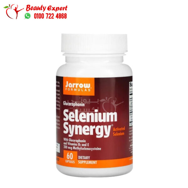 السيلينيوم مكمل غذائي لتحسين الصحة العامة 60 كبسولة Jarrow Formulas Selenium Synergy