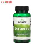 حبوب بربرين لتعزيز صحة القلب والأوعية الدموية سوانسون 60 كبسولة Swanson Berberine 400 mg