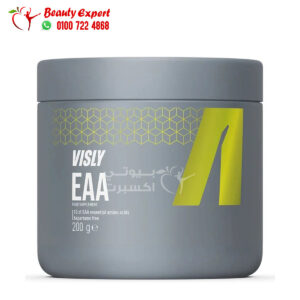 المكمل الغذائي eaa لنمو العضلات فيزلى بالفراولة 200جم 20 حصة Visly EAA Creamy