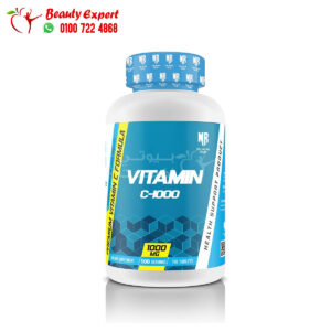 اقراص فيتامين c لدعم الصحة العامة 1000 مجم ماسل رولز 100 قرص vitamin c 1000 mg Muscle Rulz
