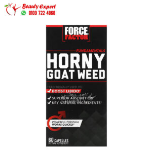 كبسولات عشبة العنزة للجنس فورس فاكتور 60 كبسولة Force Factor Fundamentals Horny Goat Weed