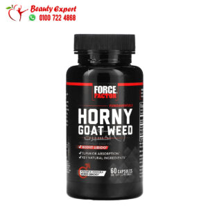 Force Factor Goat Weed Horny pills for support Sexual health 60 Capsules 