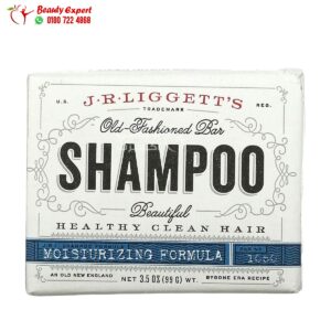 شامبو طبيعي بار لجميع أنواع الشعر 99 جم - J.R. Liggett's, Old-Fashioned Bar Shampoo, Moisturizing Formula, 3.5 oz (99 g)