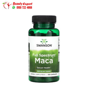 حبوب الماكا للنساء والرجال لتحسين الصحة الجنسية من سوانسون 500 ملجم 60 كبسولة - Swanson Maca Capsules 500 mg 60 Capsules