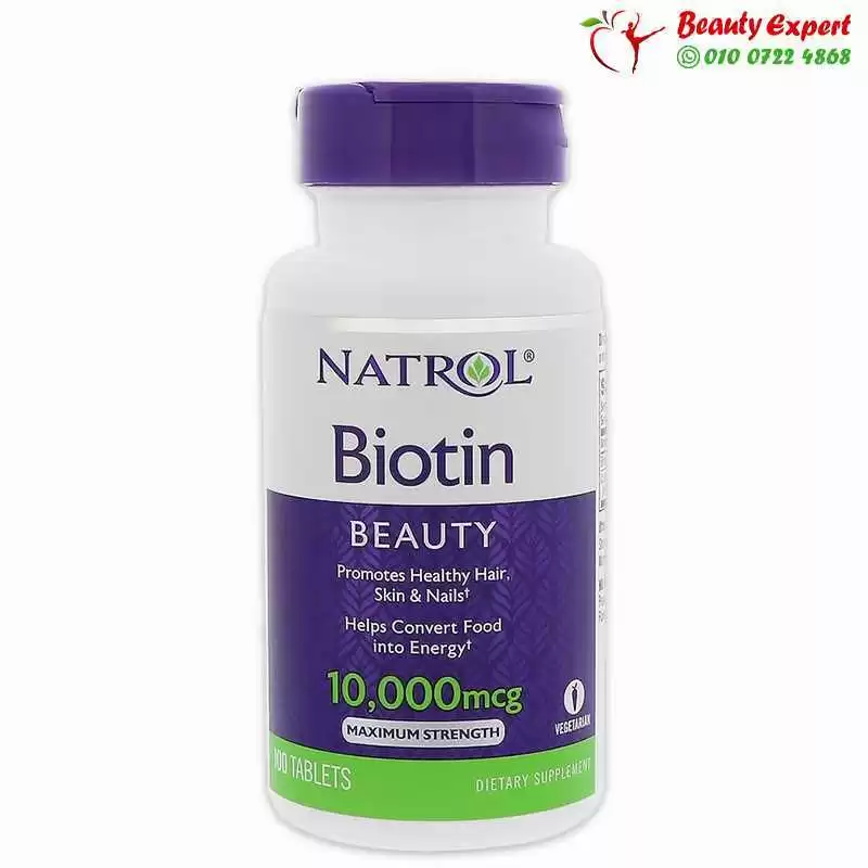 حبوب البيوتين الاصليه 10000 | Biotin Natrol - Image 1