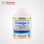 Omega-3, Premium Fish Oil, California Gold Nutrition, 100 Fish Gelatin Softgels