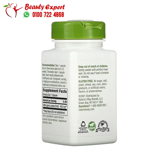 Nature's Way vitex chasteberry capsules to support women health - Image 3