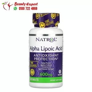 Natrol Alpha Lipoic Acid Time Release 600 mg 45 Tablets