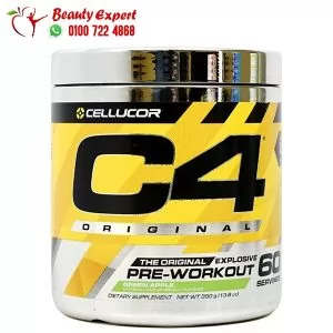 cellucor C4 original preworkout 60 serving 390g green apple