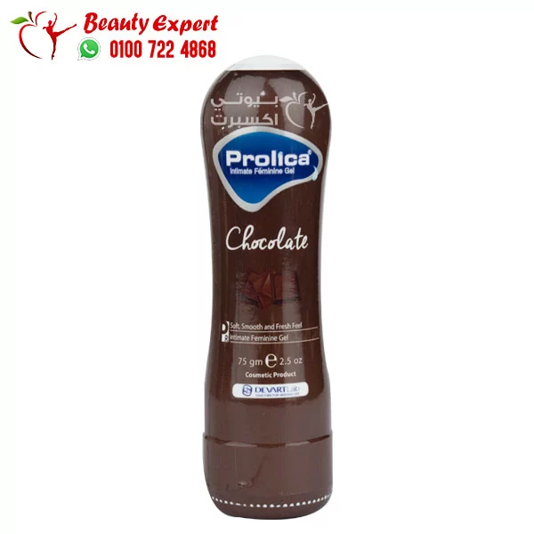 Prolica intimate feminine gel chocolate(1) Feminine intimate gel Prolica with chocolate fragrance