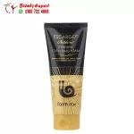 غسول الحلزون farmstay escargot noblesse intensive cleansing foam 180ml