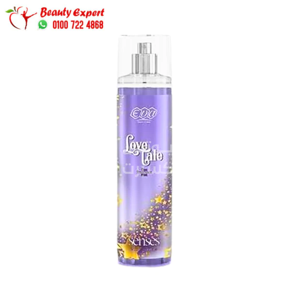 ايفا بادي سبلاش سينسيز سكين كير لوف تيل 240 مل - Eva Skin Care Senses Body Splash Love Tale