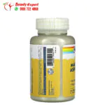 Solaray asporotate magnesium for bone and muscles health - 120 veg capsules