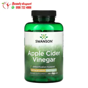 اقراص خل التفاح للتخسيس وتعزيز عملية الهضم 625 ملجم 180 كبسولة Swanson Apple Cider Vinegar