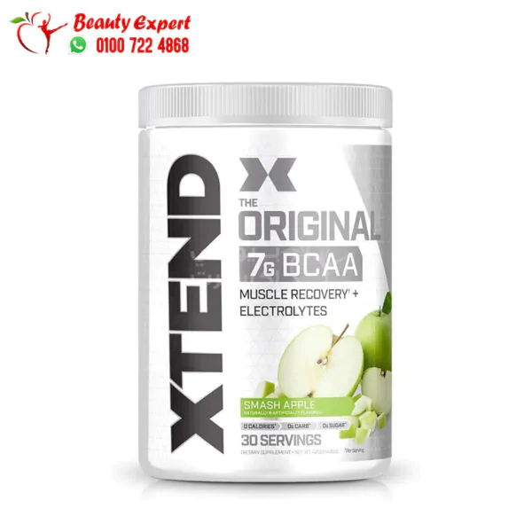 bcaa مكمل غذائي لتقوية العضلات بالتفاح 405 جم XTEND ORIGINAL 7G BCAA 30 SERVINGS Smash Apple