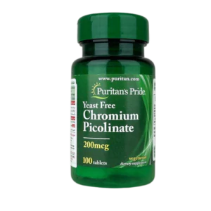 كبسولات الكروميوم للتخسيس 100 قرص - puritan's pride chromium picolinate 200 Mcg